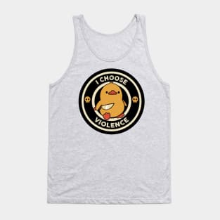 Funny Duck - Violence as Daily Resolution Tank Top